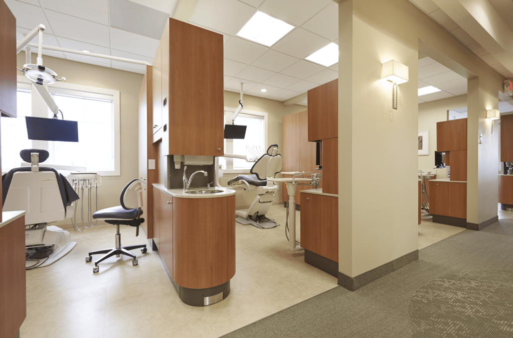 Dental exam chairs