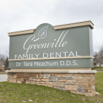 Exterior sign for {PRACTICE_NAME}