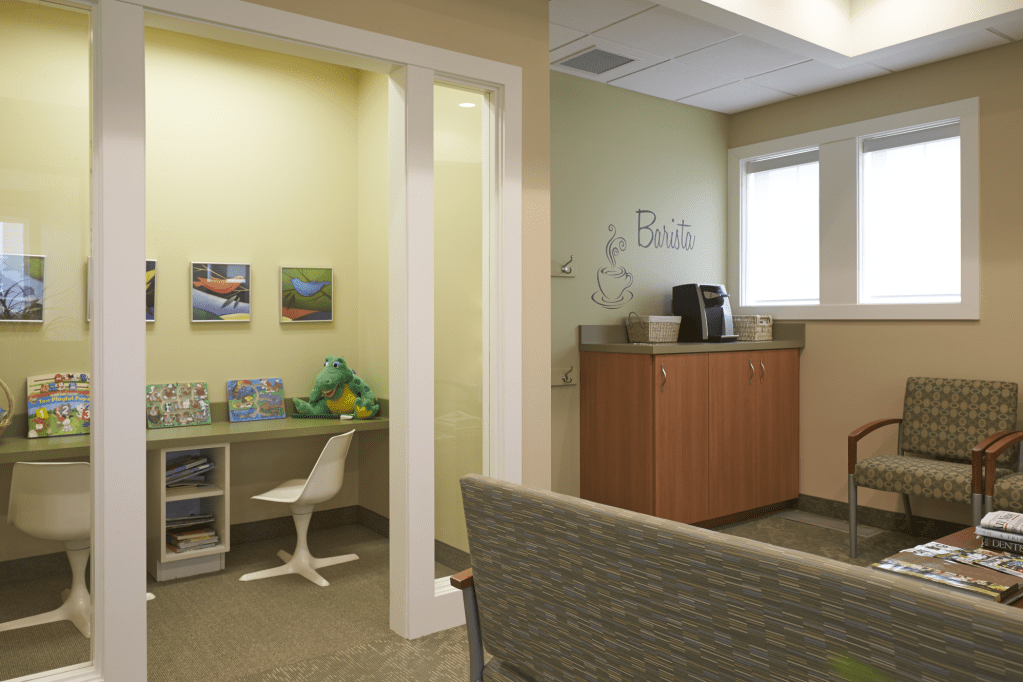 Interior office waiting area