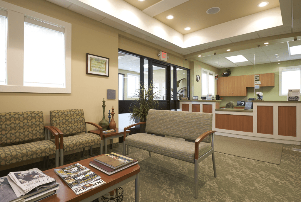 Interior office waiting area
