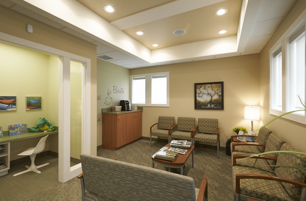 Interior office waiting area